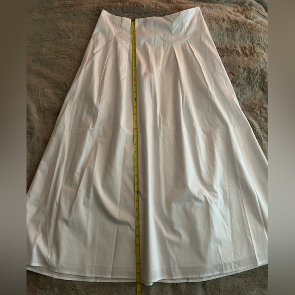 NEW! Calvin Klein Stretch Poplin Long Skirt - Picture 4 of 9